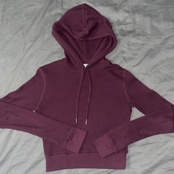 Cute Maroon Hoodie - Picture 1 of 3